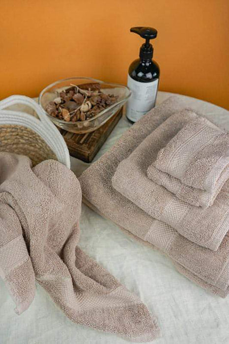 Aibaser Towels- Viscose Made from Bamboo Cotton Bath Towels-27x54inch -  Natural, Ultra Absorbent Towels for Bathroom (6 Piece Set)